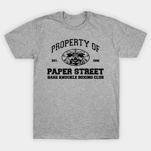 Fantasy Athletics: Paper Street Boxing Club T-Shirt by JMDCO